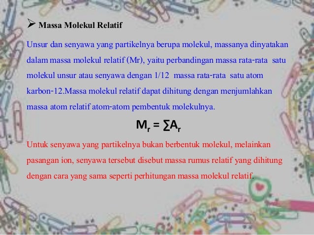 Massa Atom Jumlah Partikel Dan Mol