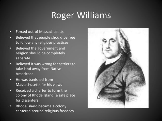 roger williams and anne hutchinson essay Unit 4—5th grade social studies the thirteen colonies title: the thirteen colonies (new england, discuss the importance of roger williams and anne hutchinson. roger williams and anne hutchinson essay Unit 4—5th grade social studies the thirteen colonies title: the thirteen colonies (new england, discuss the importance of roger williams and anne hutchinson.