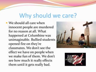 Massacre of columbine high school | PPTX