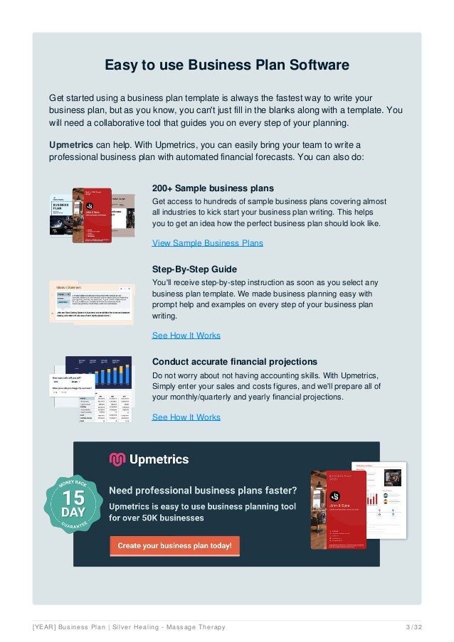 Massage Therapy Business Plan Example