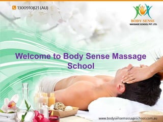 Welcome to Body Sense Massage
School
 