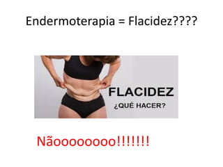 Endermoterapia = Flacidez????
Nãoooooooo!!!!!!!
 