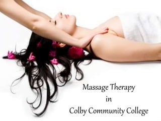 Massage Therapy
in
Colby Community College
 