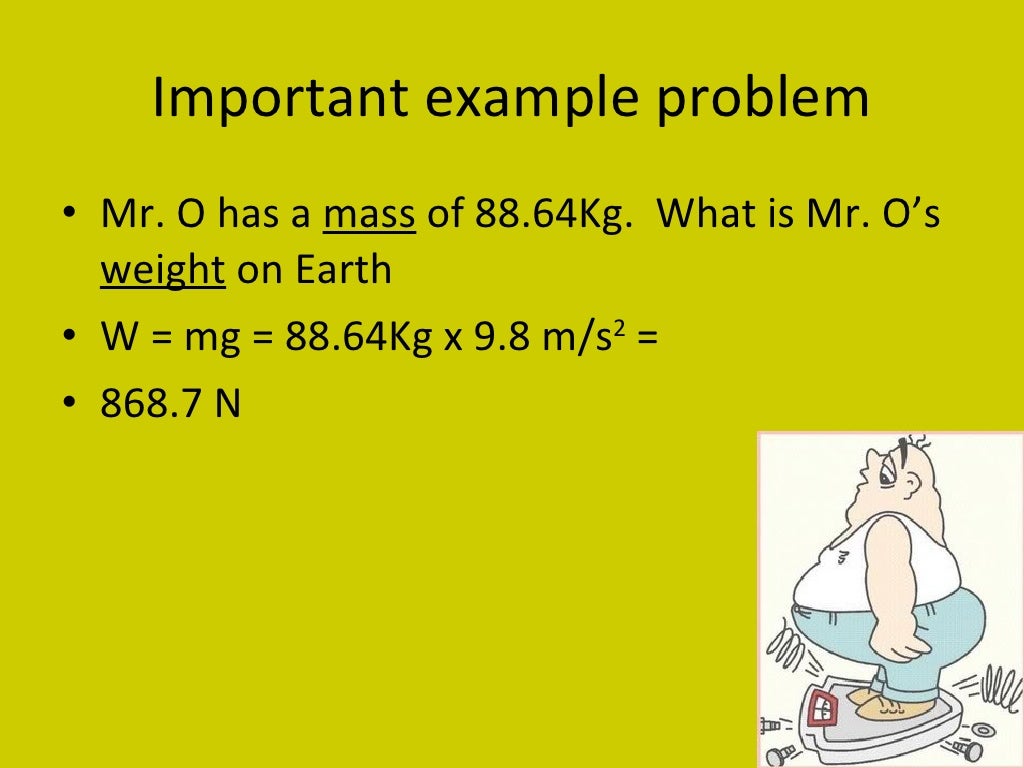 Mass And Weight