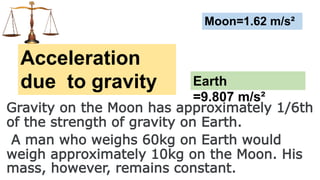 Mass and weight | PPTX