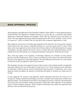 Mass Appraisal Guidebook