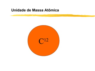 Unidade de Massa Atômica




             C   12
 