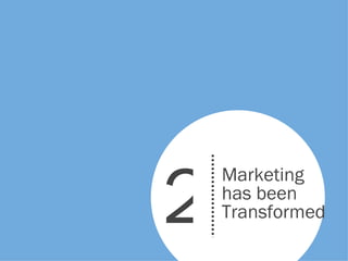 2
    Marketing
    has been
    Transformed
 