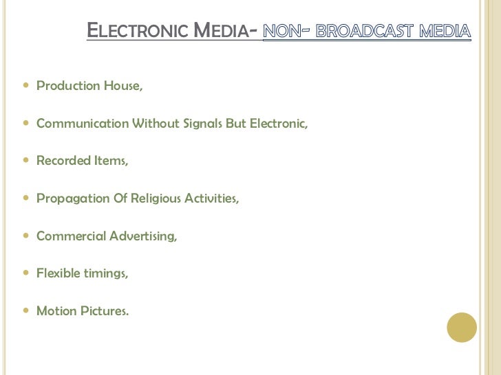 electronic media wikipedia