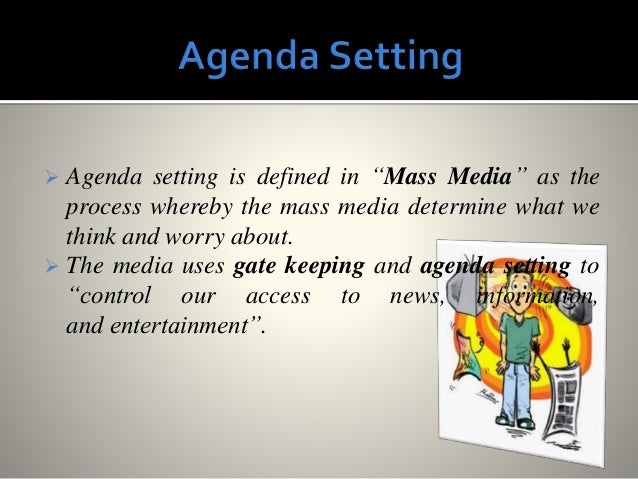 agenda setting theory agenda setting definition