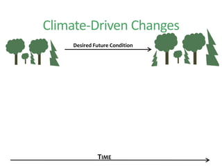Desired Future Condition
TIME
Climate-Driven Changes
 