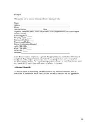 ARC-Laerdal Mass CPR Guide | PDF