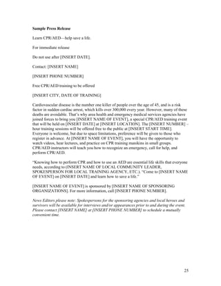 ARC-Laerdal Mass CPR Guide | PDF