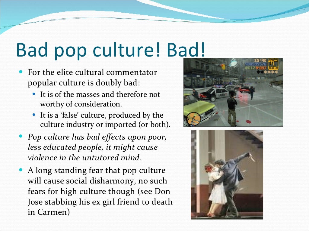 Key Concepts in Media Studies Lecture 2 Mass culture/ mass society th…