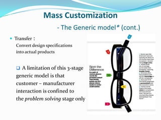 Mass customization | PPTX