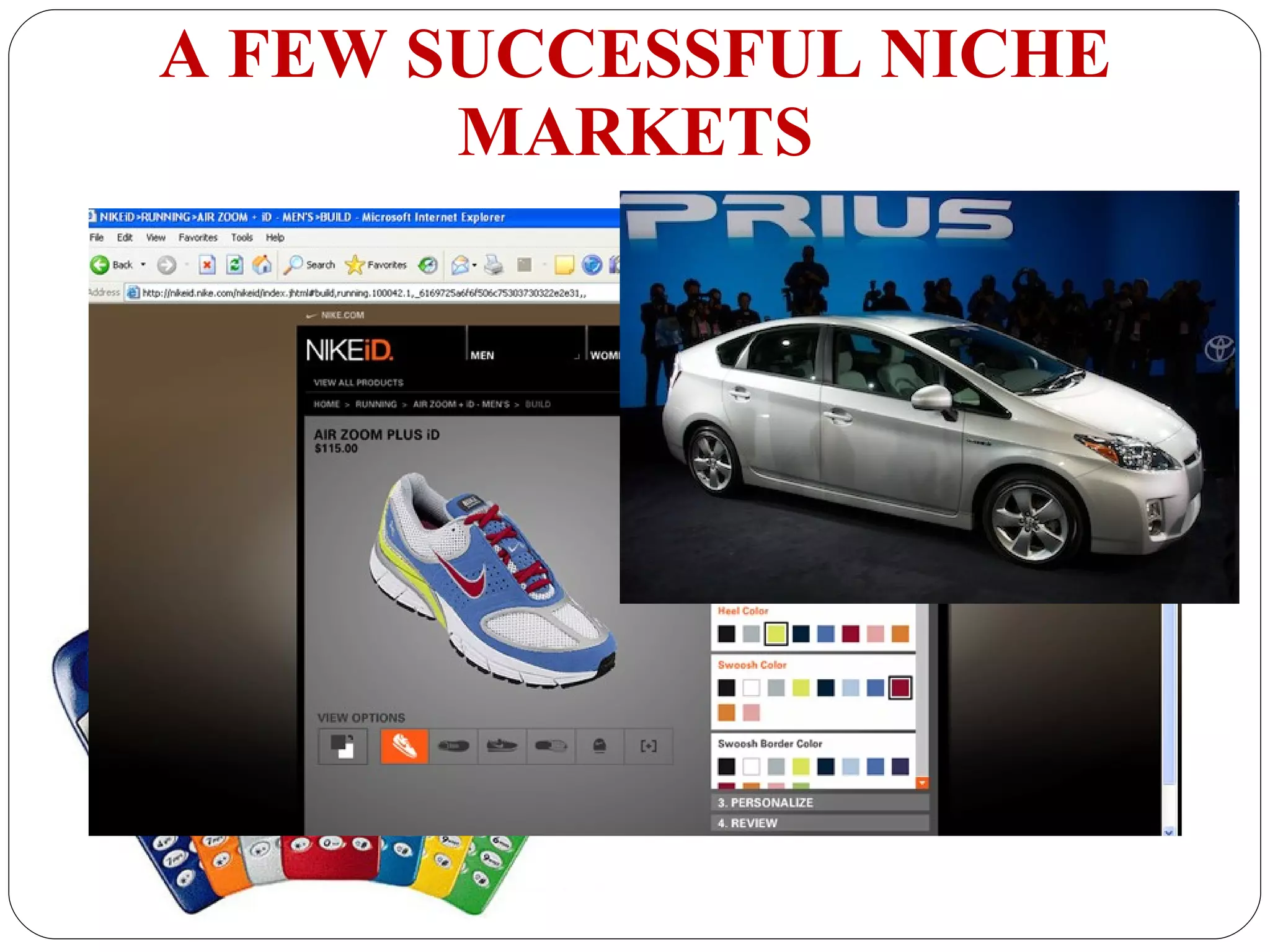 A FEW SUCCESSFUL NICHE MARKETS 
