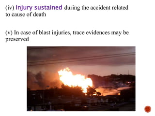 Corpse Disaster Mass disaster in Forensic Medicine | PPTX