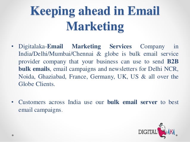 Mass Email Services Bulk Email Service Provider Company India