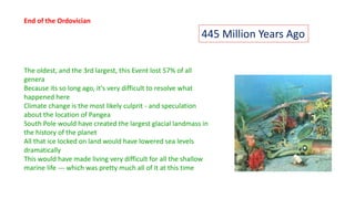 Mass extinction events in historic era | PPTX