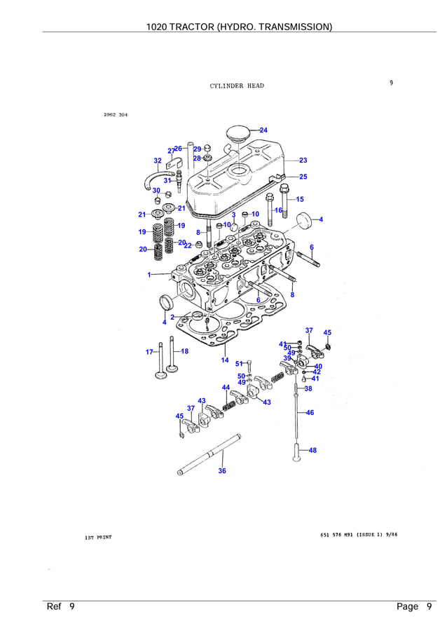 Massey Ferguson 1020 Hydrostatc Tractor Servce Parts Manual Repar Catalog Set - Etsy