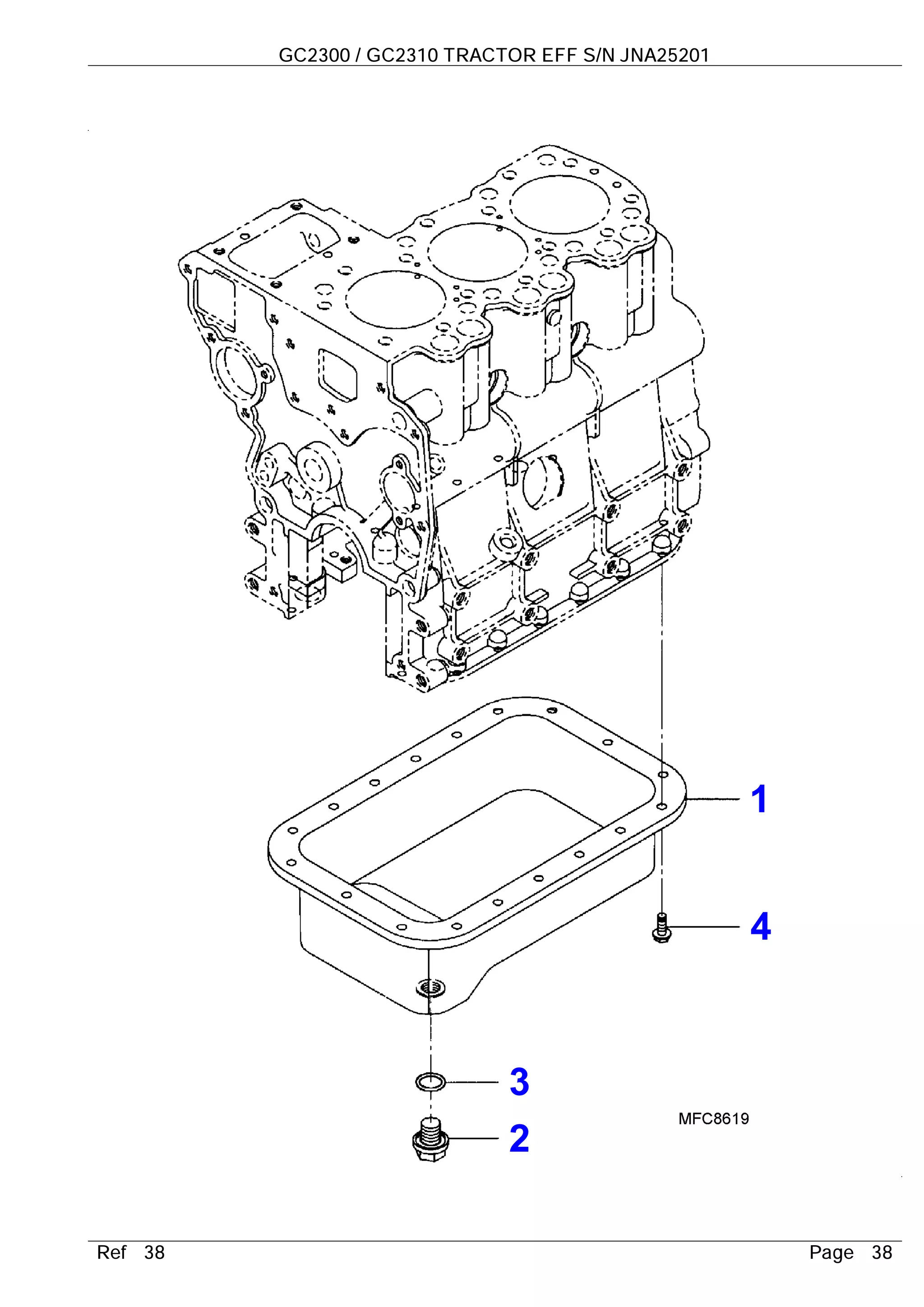 thumbnail image 2 of Genuine AGCO Massey Ferguson Motor Mount – Fits GC1725M, GC2300, GC2310, GC2400, GC2410 (4261289M1) 2 of 3