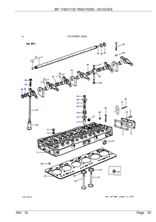Manuel D'entretien Tracteur Massey Ferguson, Catalogue De Pièces Détachées, Manuel Atelier - Foto 9