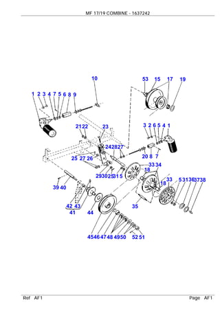 Massey Ferguson MF 17 COMBINE Parts Catalogue Manual.pdf