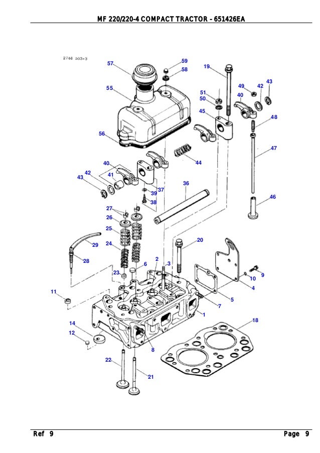 Massey Ferguson Mf 2 Compact Tractor Parts Catalogue Manual
