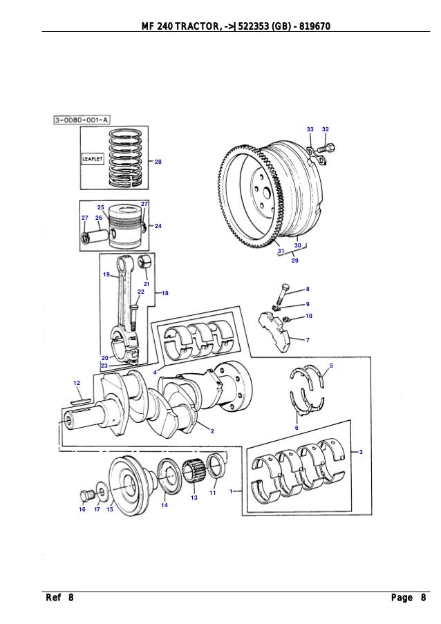 massey ferguson 240 parts manual pdf