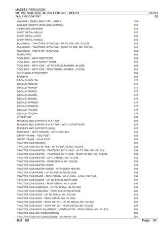 MASSEY FERGUSON 399 PARTS MANUAL PDF visual data 4