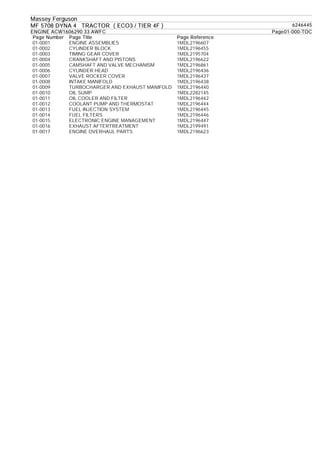 Massey ferguson mf 5708 dyna 4 tractor (eco3 tier 4 f) parts catalogue ...