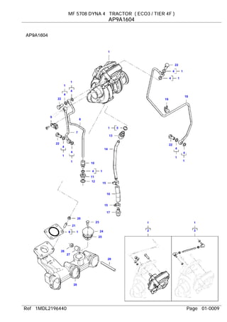 Massey ferguson mf 5708 dyna 4 tractor (eco3 tier 4 f) parts catalogue ...