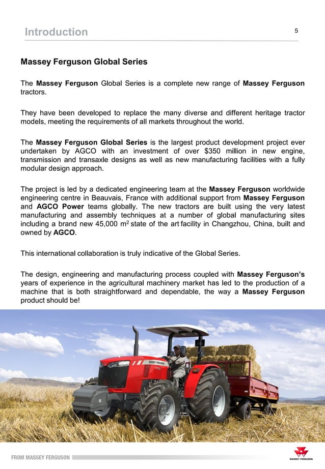 Massey Ferguson User Manual PDF