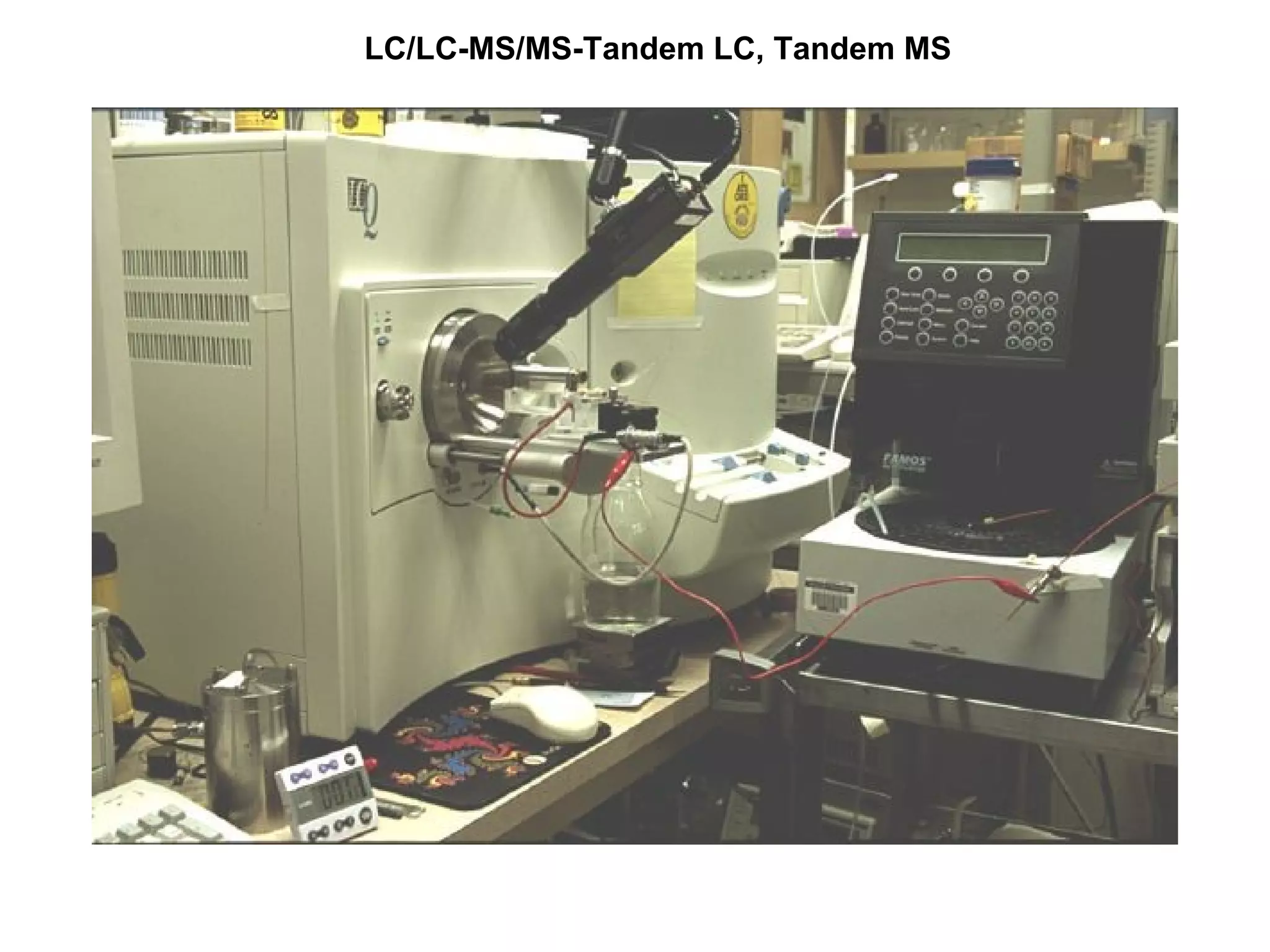 LC/LC-MS/MS-Tandem LC, Tandem MS
 