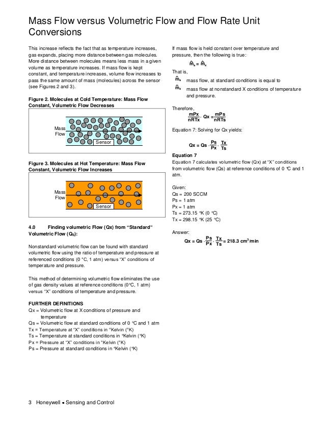 mass flow rate unit conversion