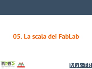 05. La scala dei FabLab
 