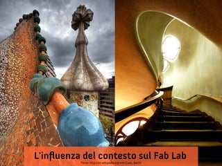 L'influenza del contesto sul Fab Lab
           Fonte: http://en.wikipedia.org/wiki/Casa_Batlló
 
