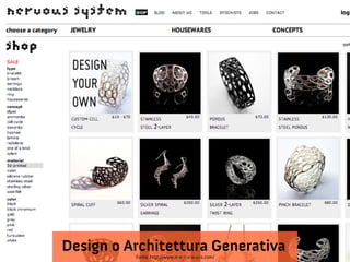 Design o Architettura Generativa
          Fonte: http://www.n-e-r-v-o-u-s.com/
 
