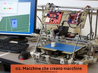 02. Macchine che creano macchine
            Fonte: http://www.reprap.org/
 