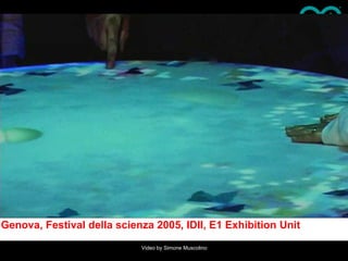 cc-sa-by




Genova, Festival della scienza 2005, IDII, E1 Exhibition Unit
                            Video by Simone Muscolino
 