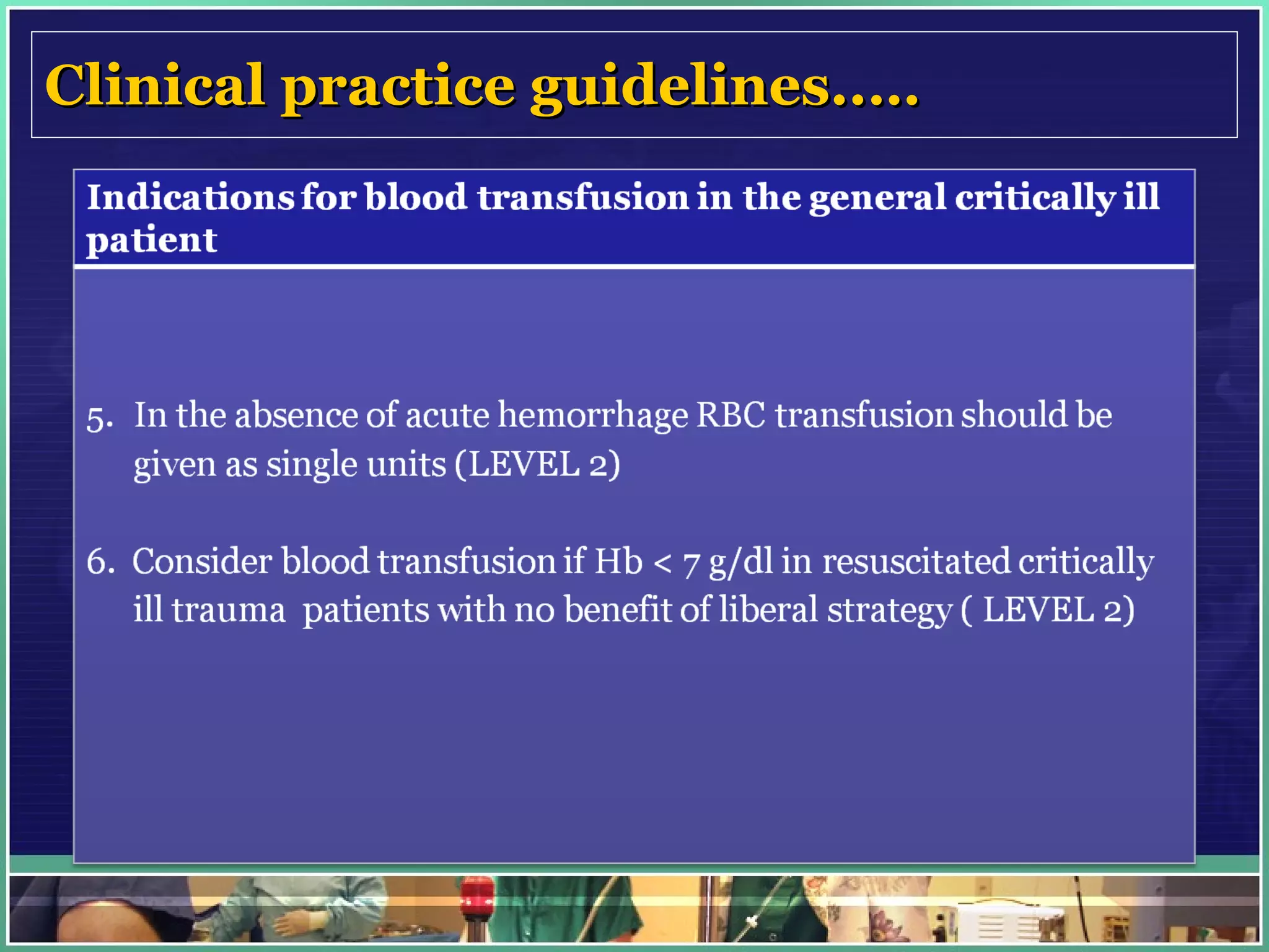 Clinical practice guidelines..… 