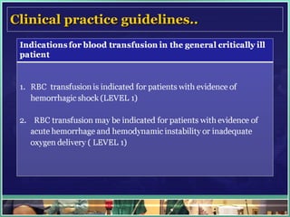 Clinical practice guidelines.. 