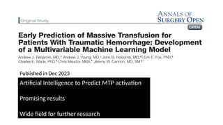 massive haemorrhagic protocol and blood.pptx