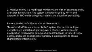 Massive information on Massive MIMO | PPTX