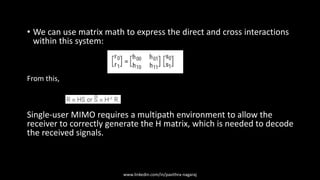 Massive information on Massive MIMO | PPTX