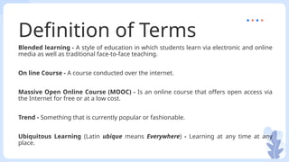 IMPACT OF MASSIVE OPEN ON-LINE COURSE FOR STUDENTS | PPTX