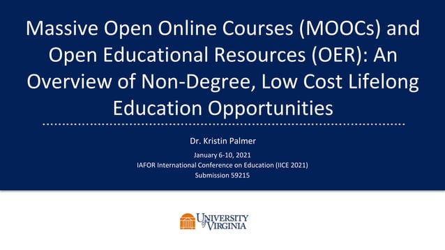 Massive Open Online Courses Moocs And Open Educational Resources Oer And Opportunities For Massive Open Online Courses Moocs And Open Educational Resources Oer And Opportunities For
