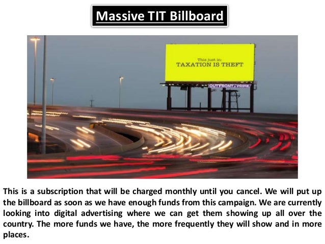 Massive Tit Billboard This Is A Subscription That Will Be Charged Monthly Until You Cancel Massive Tit Billboard This Is A Subscription That Will Be Charged Monthly Until You Cancel