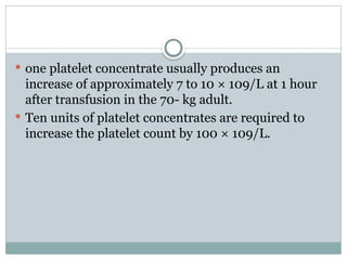 Comprehensive Guide to Transfusion Therapy and Massive Transfusion ...