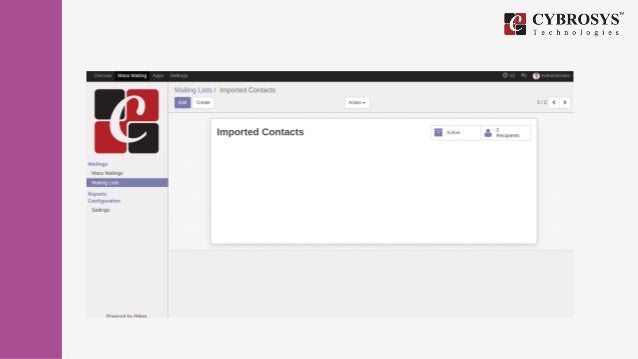 mass mailing campaigns in odoo mass mailing